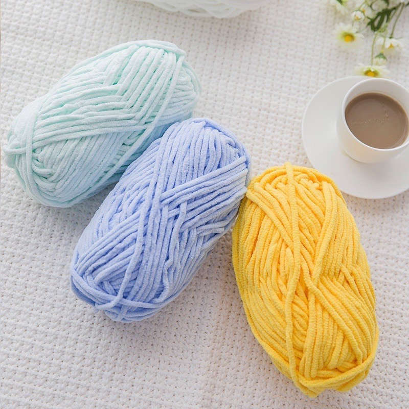Len Nhung Mèo Nhà Ruyi - Sợi 4mm 2 Len Nhung Mèo Nhà Ruyi - Sợi 4mm - Ảnh 2