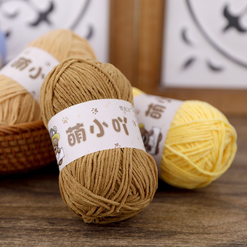 Len Nhung Gấu - Không Xù 3 Len Nhung Gấu - Không Xù - Ảnh 3